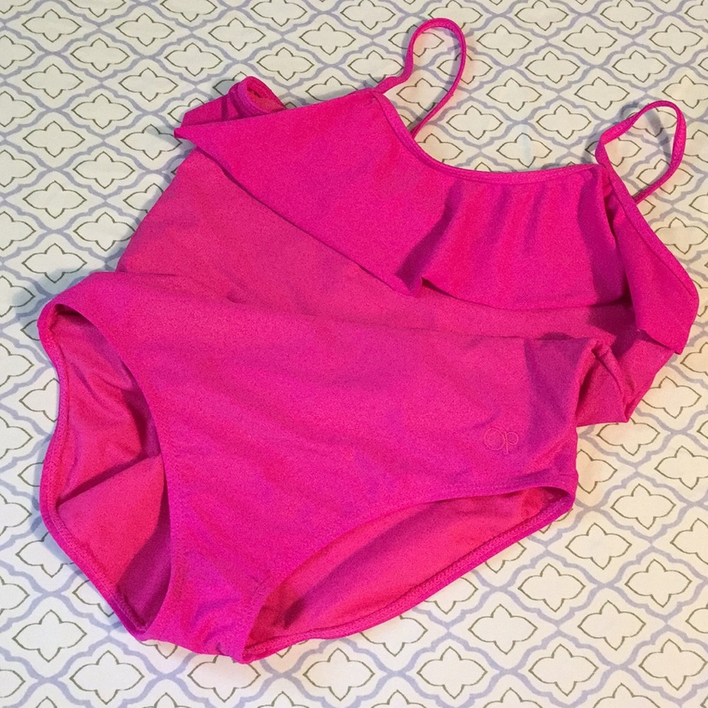 Fuchsia one piece bathing suit